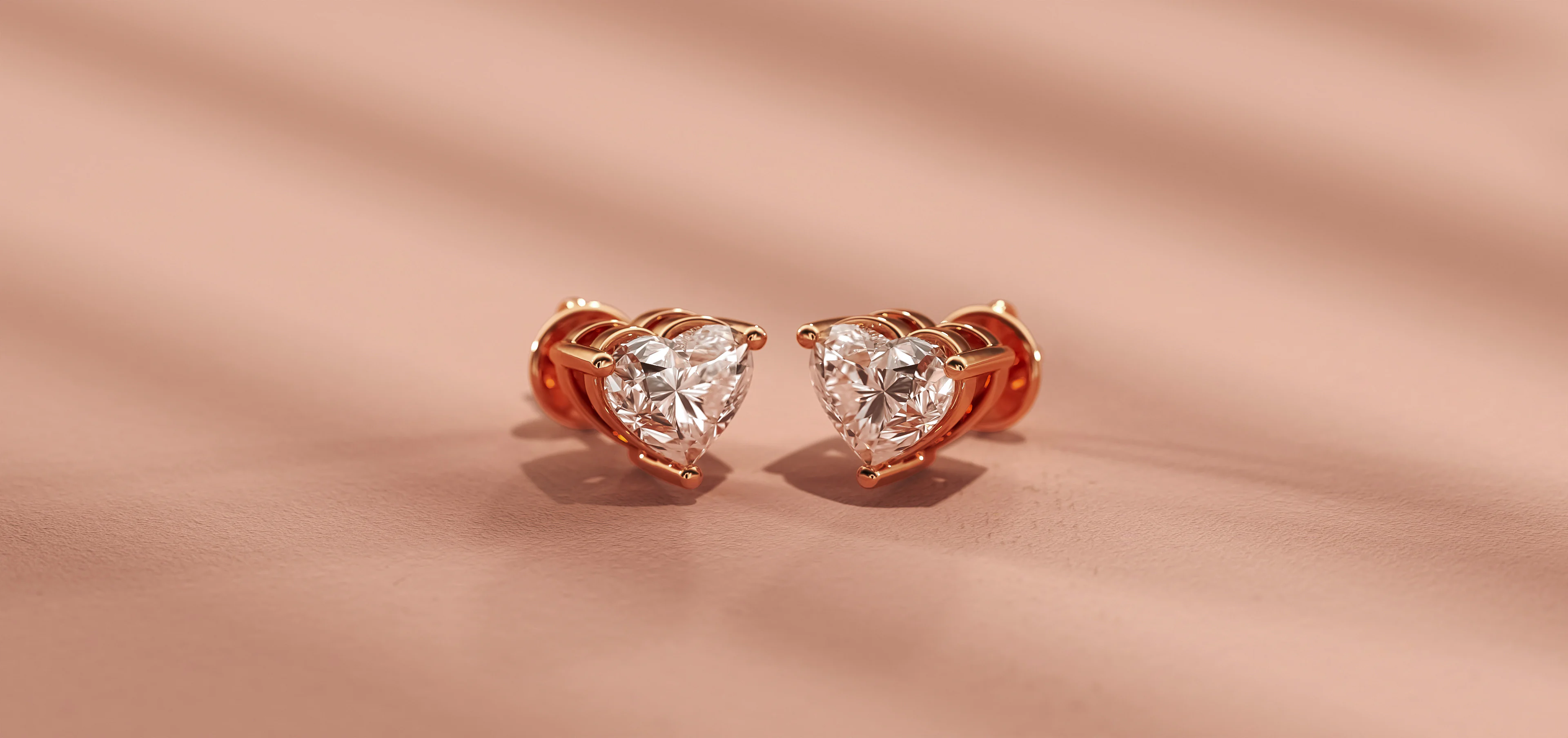 Lab Grown Diamond Solitaire Earrings