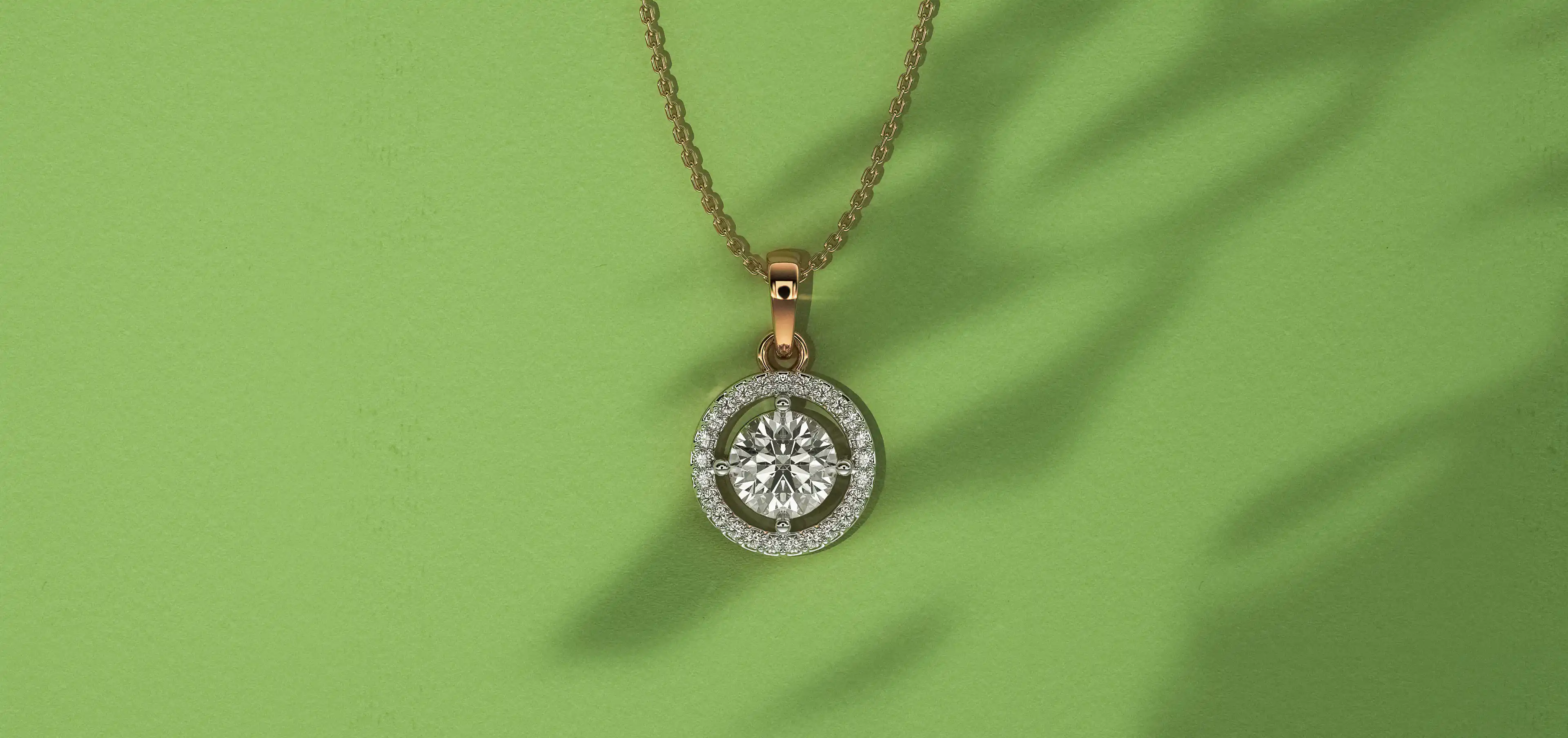 Lab Grown Diamond Solitaire pendants