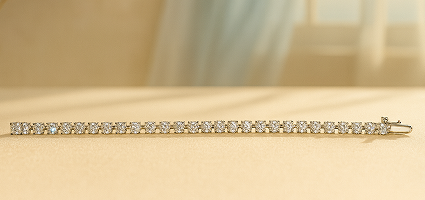 Lab Grown Diamond Tennis Bracelets
