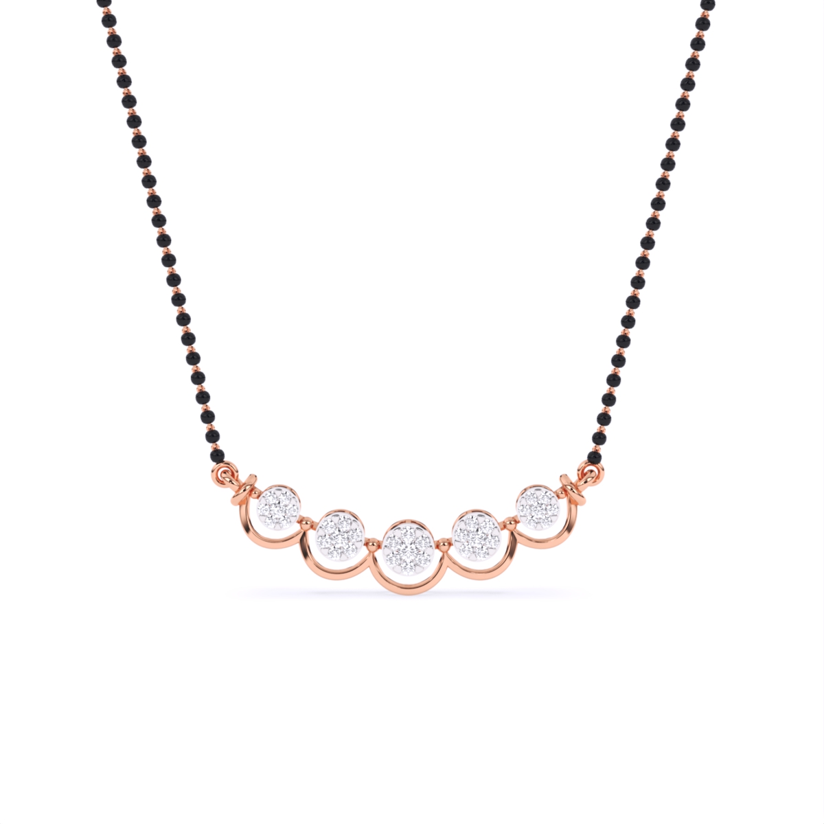 Five Round Cluster Timeless Mangalsutra